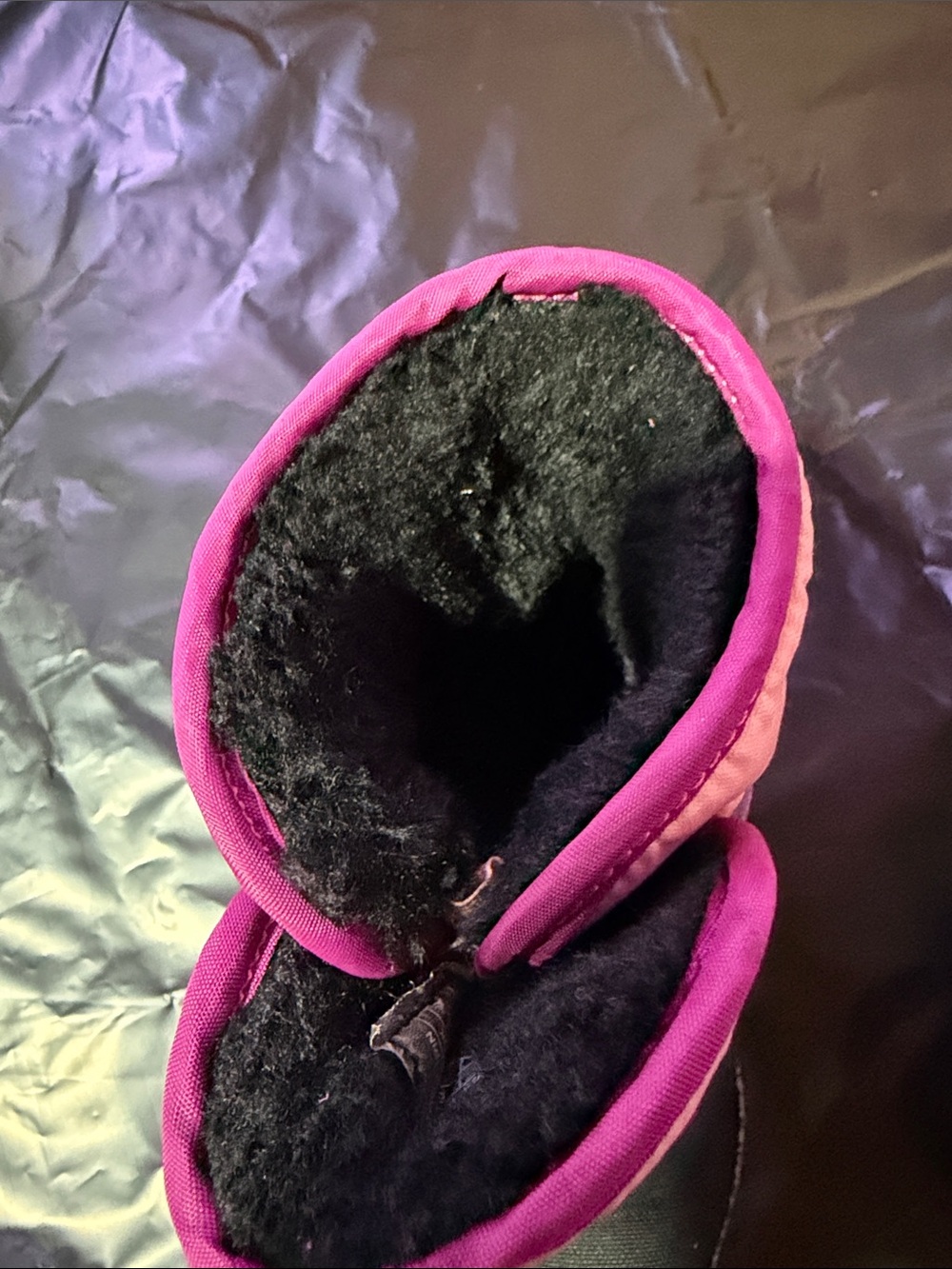 Kamik Kids Winter Boots - Pink/Black (Size 10) - Picture 10 of 12